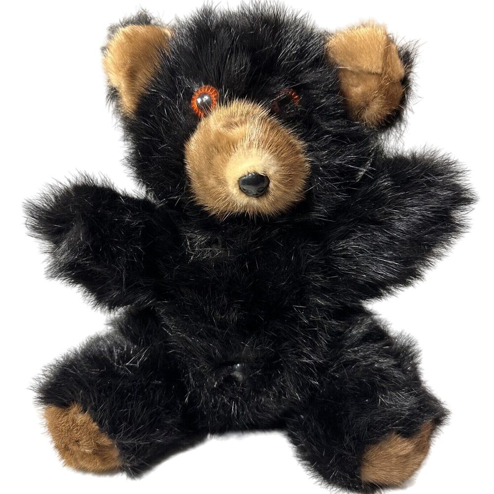 Genuine Mink Teddy Bear Handmade Plush 1970's 1980's Vintage Stuffed Animal